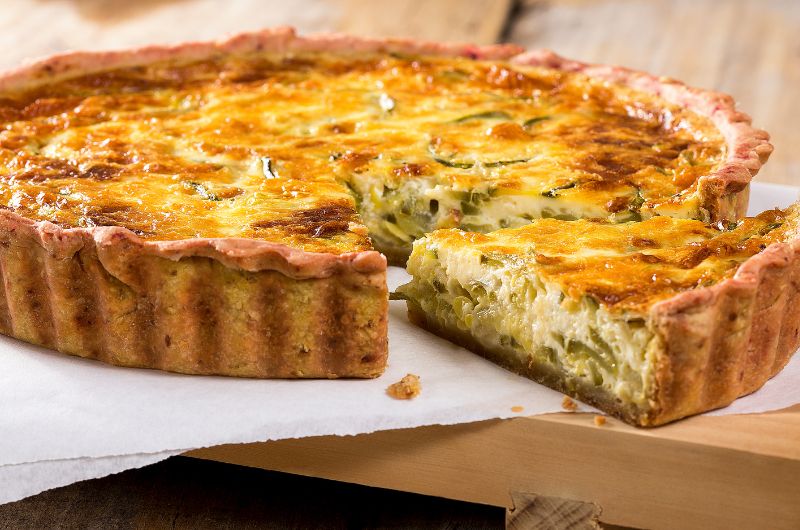 Quiche saumon poireaux