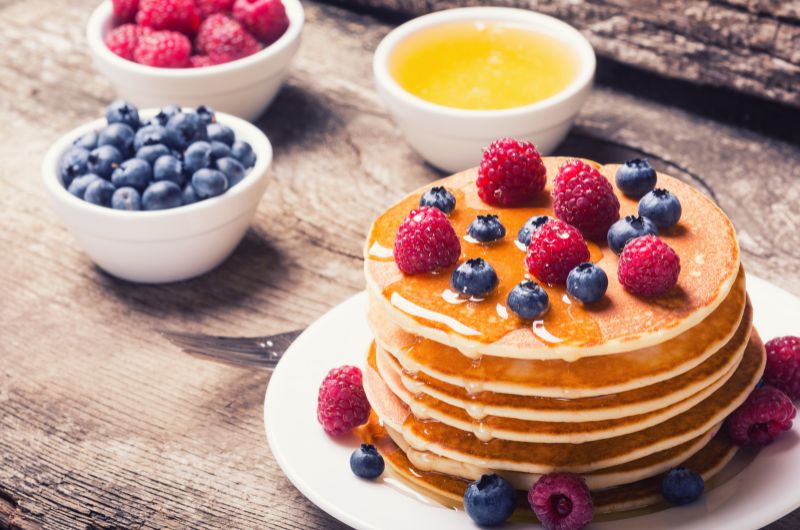 Pancakes au fromage blanc