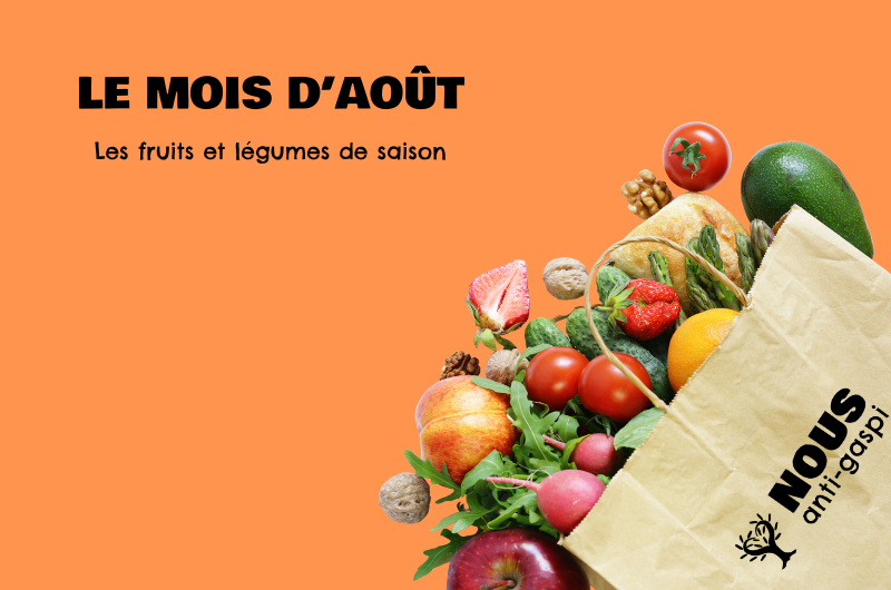 Août fruits et légumes de saison