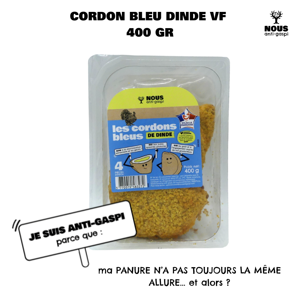 Cordon bleu Dinde NOUS anti-gaspi