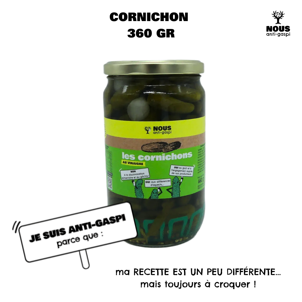 Cornichons NOUS anti-gaspi