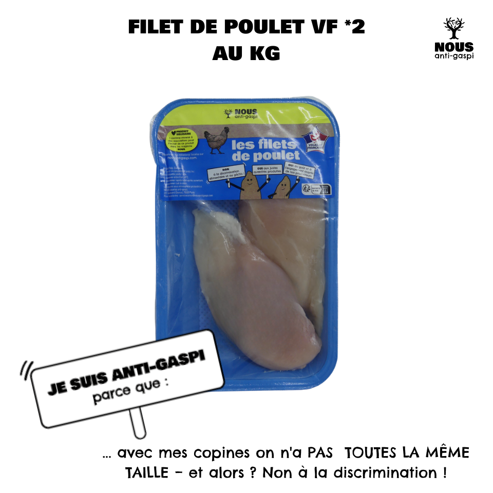 Filet de poulet NOUS anti-gaspi