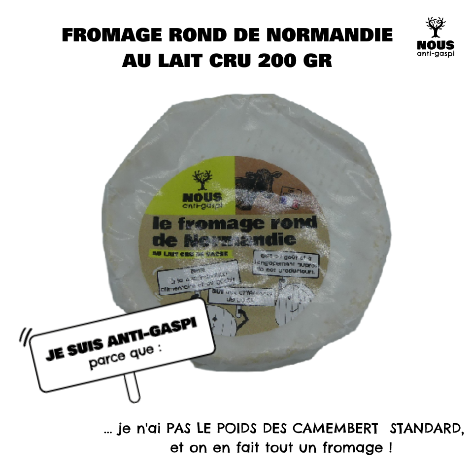 Fromage rond de Normandie NOUS anti-gaspi