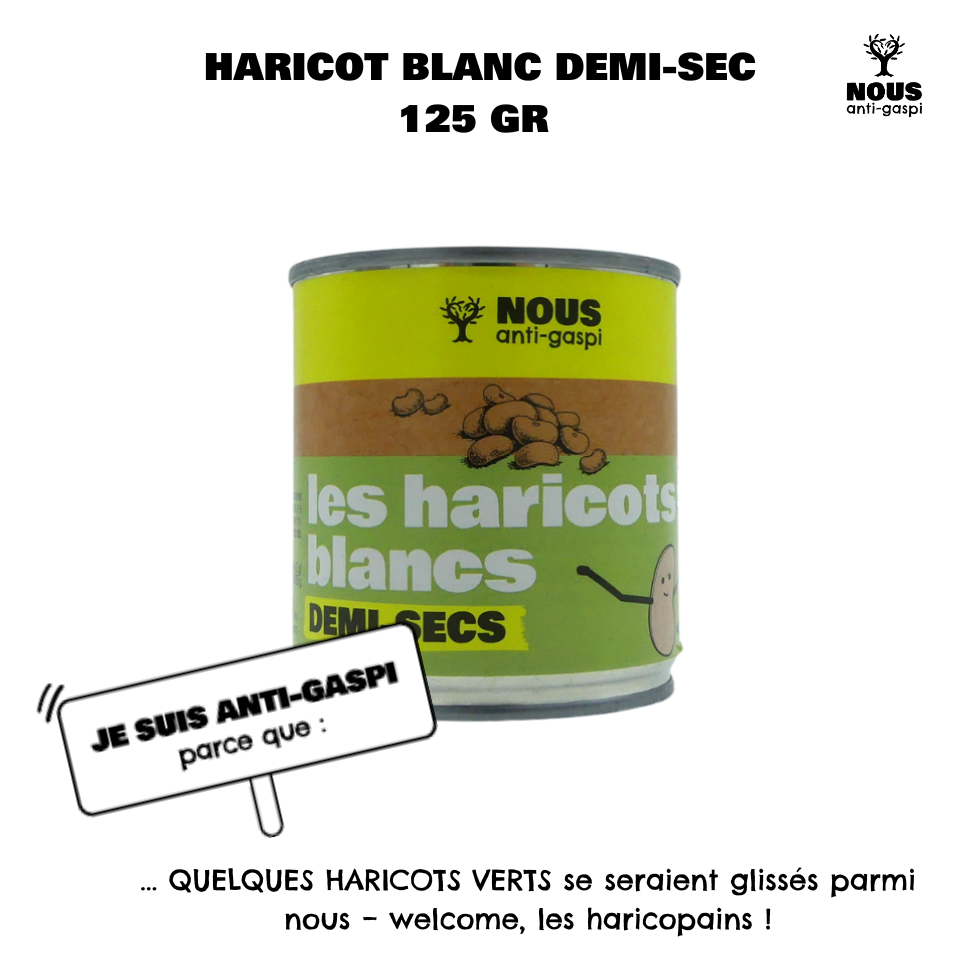 Haricot blanc NOUS anti-gaspi