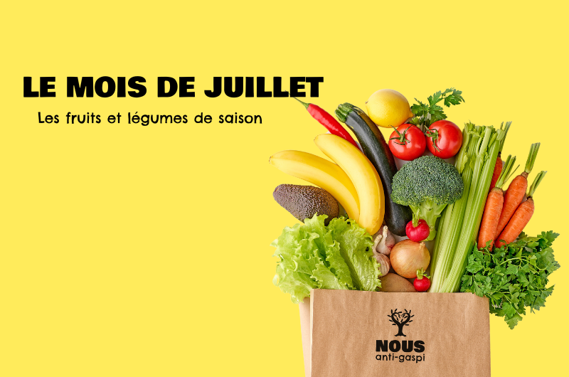 En juillet, savourez l'été avec les fruits et légumes de saison