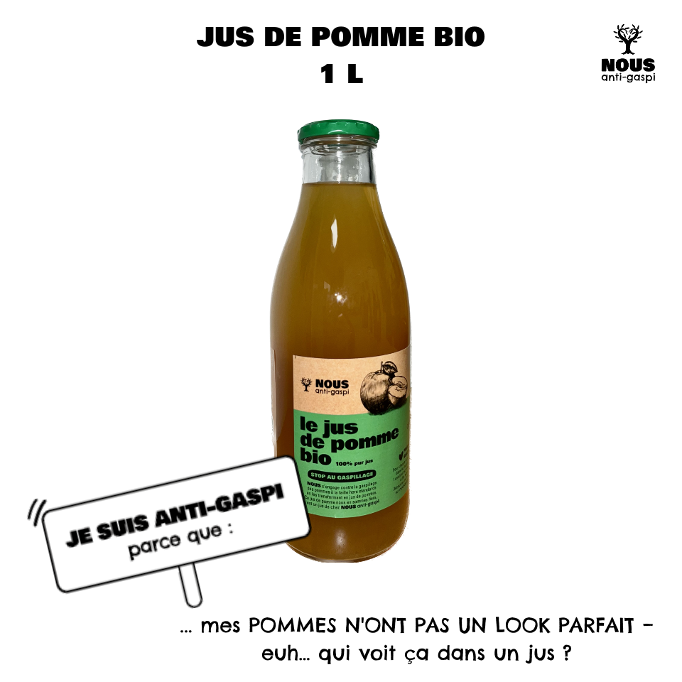 Jus de pomme NOUS anti-gaspi