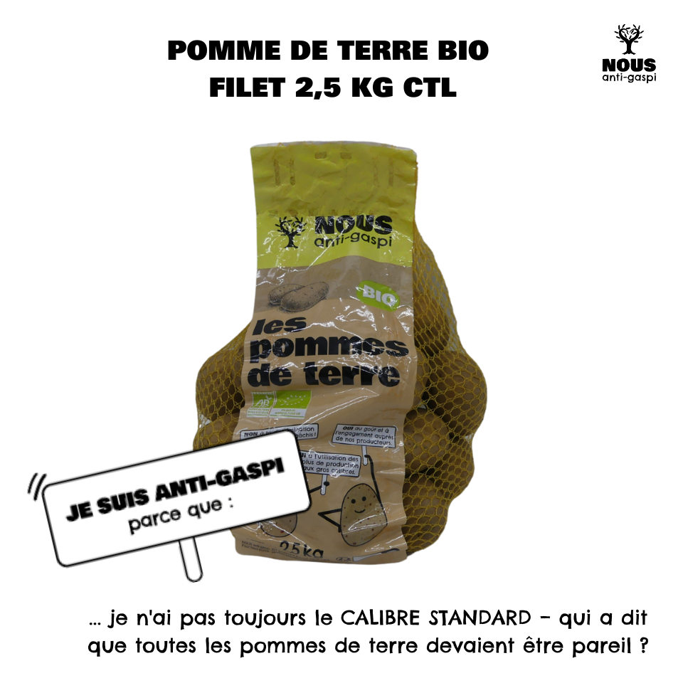 Pomme de terre NOUS anti-gaspi