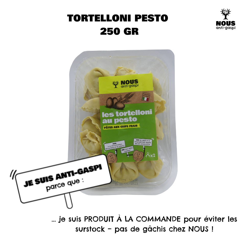 Tortelloni pesto NOUS anti-gaspi