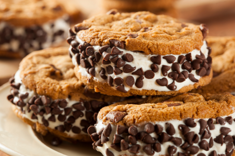 Cookies glacés : Le sandwich givré parfait !