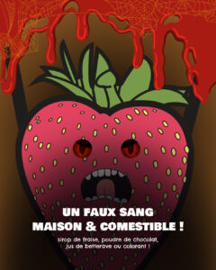 Un faux sang Maison & comestible ! 