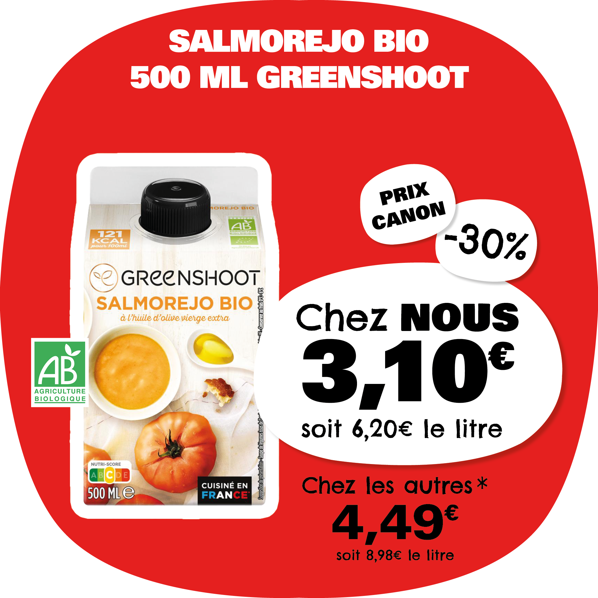 Salmorejo BIO 500 ml GREENSHOOT