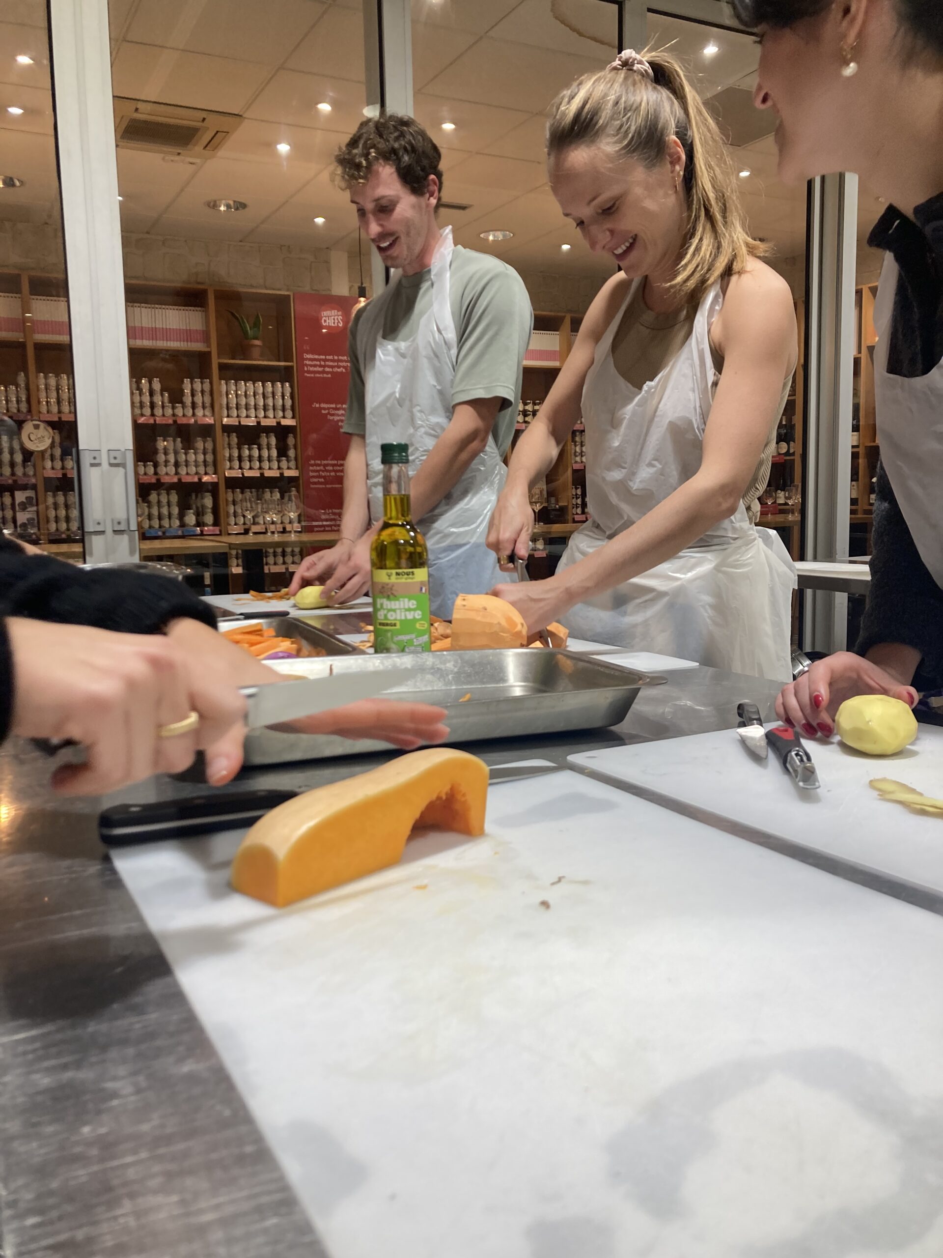 cours de cuisine anti-gaspi avec Jean Covillault et l'Atelier des Chefs